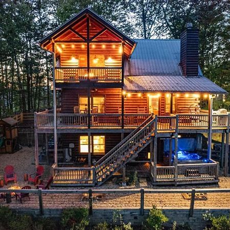 Cherry Log Summit Cabin By Bk Stays - Family Friendly - Playground - Game Room - Jacuzzi - Amazing Mountain Views ภายนอก รูปภาพ