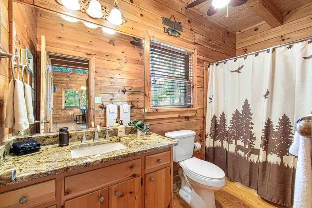 Cherry Log Summit Cabin By Bk Stays - Family Friendly - Playground - Game Room - Jacuzzi - Amazing Mountain Views ภายนอก รูปภาพ