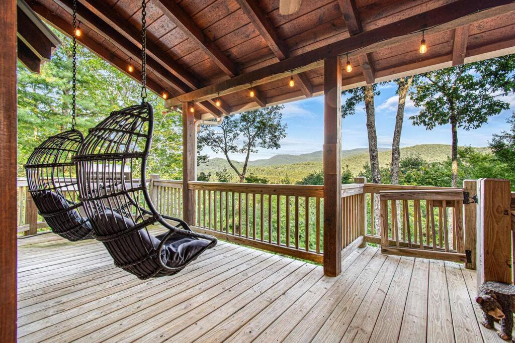 Cherry Log Summit Cabin By Bk Stays - Family Friendly - Playground - Game Room - Jacuzzi - Amazing Mountain Views ภายนอก รูปภาพ